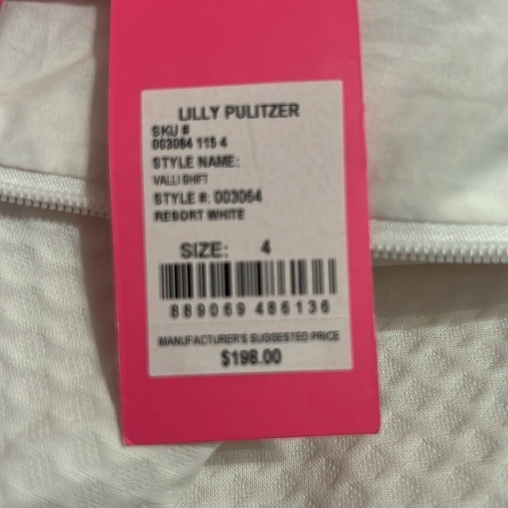 LILLY PULITZER NWT Women’s size 4 Valli Shift sleeveless dress. Holiday/wedding - Picture 8 of 16